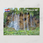 Wasserfälle im Nationalpark Plitvice - Kroatien Postkarte (Vorderseite)