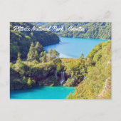 Wasserfälle im Nationalpark Plitvice - Kroatien Postkarte (Vorderseite)