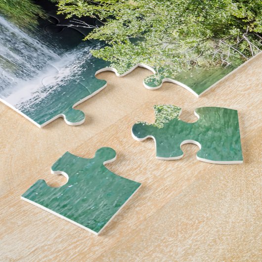 Wasserfälle im Nationalpark Plitvice - Kroatien Puzzle (Seite)