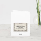 Wasserfälle im Steingarten Karte (Rückseite)