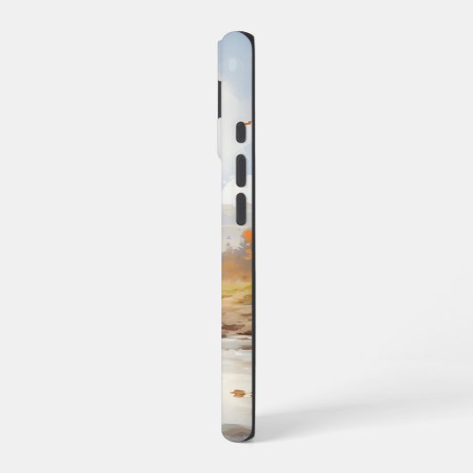 WASSERFALLE IM WALD iPhone 16 HÜLLE (Linke Seite)