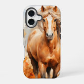 WASSERFALLE IM WALD iPhone 16 HÜLLE (Rückseite)