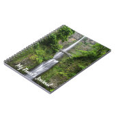 Wasserfälle im Wald Notizblock (Linke Seite)