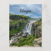 Wasserfälle in Äthiopien Postkarte (Vorderseite)