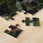 Wasserfälle in der Holzhütte Puzzle (Seite)