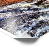 Wasserfälle in der Nähe von Ellijay, Georgia Fotodruck (Ecke)