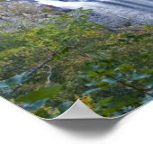 Wasserfälle in Nantahala National Poster (Ecke)