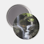 Wasserfälle in Watkins Glen, NY Magnet (Vorderseite/Rückseite)
