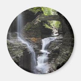 Wasserfälle in Watkins Glen, NY Magnet