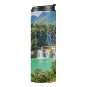 Wasserfälle individuelle Name stolpern Thermosbecher (Nach links gedreht)