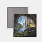 Wasserfälle | Isländischer Wasserfall Magnet (Vorderseite/Rückseite)