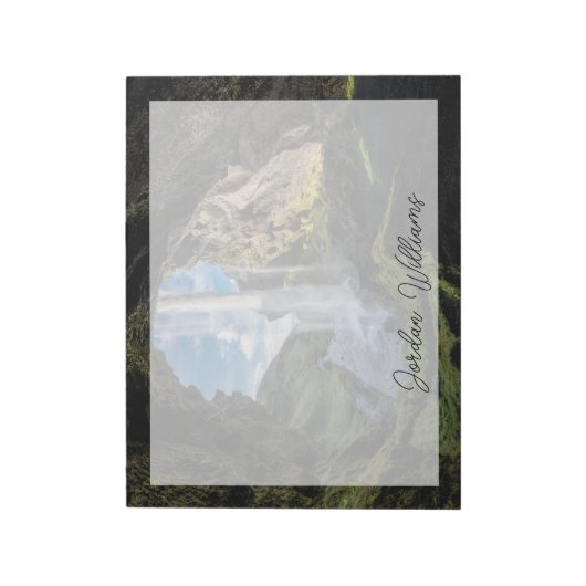 Wasserfälle | Isländischer Wasserfall Notizblock (Rotiert)