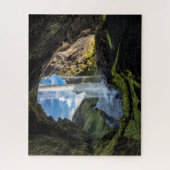 Wasserfälle | Isländischer Wasserfall Puzzle (Vertikal)