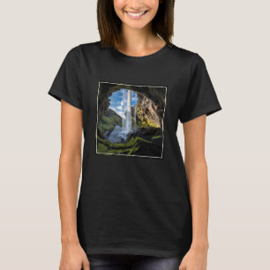 Wasserfälle   Isländischer Wasserfall T-Shirt