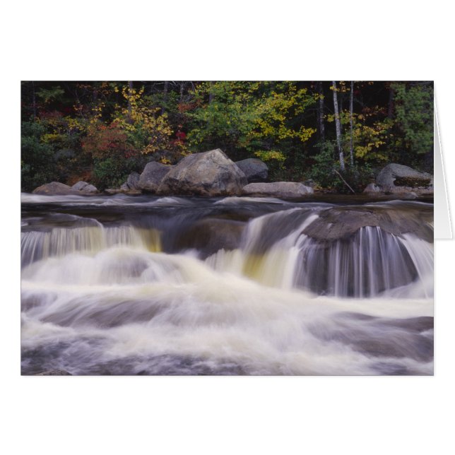 Wasserfälle, Kancamagus Highway, weiß (Vorderseite (Horizontal))
