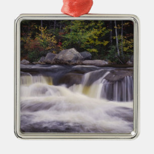 Wasserfälle, Kancamagus Highway, Weiß Ornament Aus Metall