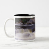 Wasserfälle, Kancamagus Highway, weiß Zweifarbige Tasse (Links)
