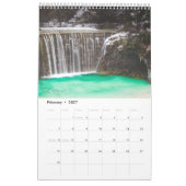 Wasserfälle kaskadieren kalender (Feb 2027)