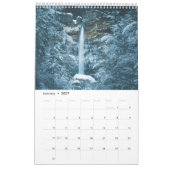Wasserfälle kaskadieren kalender (Jan 2027)