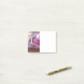 Wasserfälle & Kirchen Bäume am Lago Maggiore Post-it Klebezettel (Auf Schreibtisch)