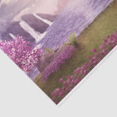 Wasserfälle & Kirchen Bäume am Lago Maggiore Seidenpapier (Ausschnitt)