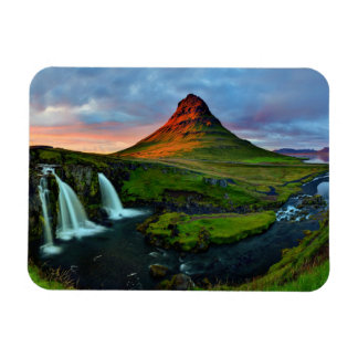Wasserfälle | Kirkjufell, Island Magnet