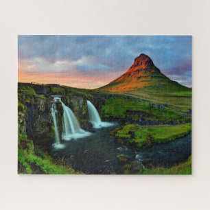 Wasserfälle   Kirkjufell, Island Puzzle