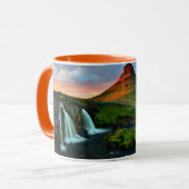 Wasserfälle | Kirkjufell, Island Tasse (Vorderseite Links)
