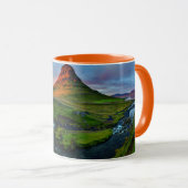Wasserfälle | Kirkjufell, Island Tasse (VorderseiteRechts)