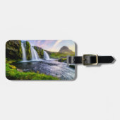 Wasserfälle | Kirkjufellsfoss, Island Gepäckanhänger (Vorderseite horizontal)
