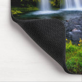 Wasserfälle | Kirkjufellsfoss, Island Mousepad (Ecke)