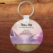 Wasserfälle & Kirschbaume am Lago Maggiore Schlüsselanhänger (Vorderseite)