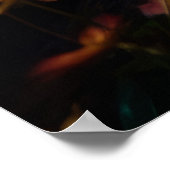 Wasserfälle Landschaft Stille Natur Poster (Ecke)