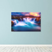 Wasserfälle Leinwanddruck (Insitu (Holzboden))