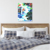 Wasserfälle. Leinwanddruck (Insitu (Schlafzimmer))