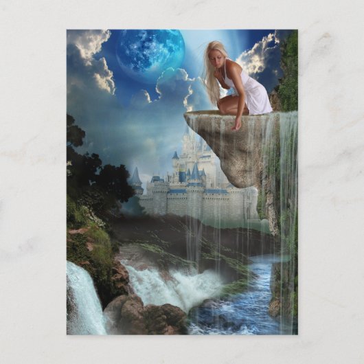 Wasserfälle machen (Postkarte) Postkarte (Vorderseite)