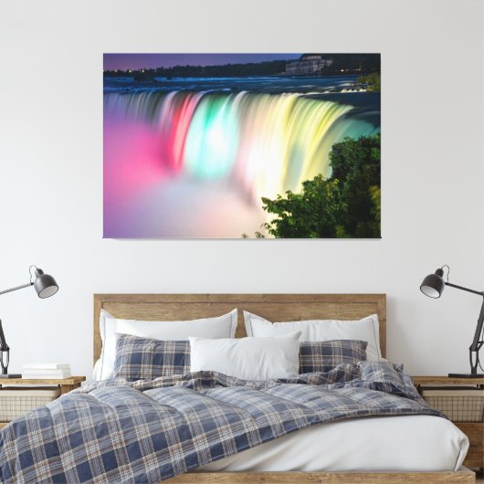 Wasserfälle Natur Entspannen Zuhause Office Abbild Leinwanddruck (Insitu (Schlafzimmer))