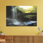 Wasserfälle Natur Entspannung Zuhause Office Abbil Leinwanddruck (Insitu (Wohnzimmer))