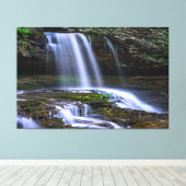 Wasserfälle Natur Entspannung Zuhause Office Bild Leinwanddruck (Insitu (Holzboden))