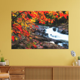 Wasserfälle Nature Relax Zuhause Office Abbildung  Leinwanddruck