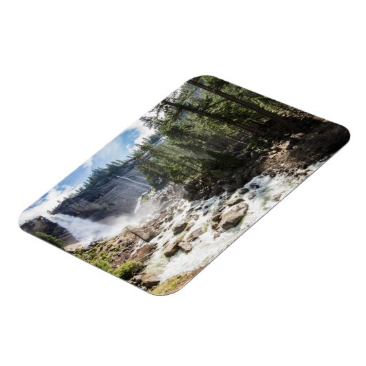 Wasserfälle | Nevada Fall, Yosemite, CA Magnet (Linke Seite)