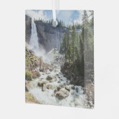 Wasserfälle | Nevada Fall, Yosemite, CA Ornament Aus Glas (Vorderseite links)