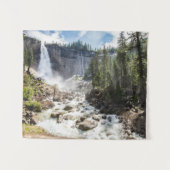 Wasserfälle | Nevada Fall, Yosemite, CA Wandteppich (Vorderseite (Horizontal))