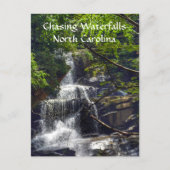 Wasserfälle Nord-Carolina-Foto Postkarte (Vorderseite)