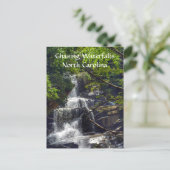 Wasserfälle Nord-Carolina-Foto Postkarte (Stehend Vorderseite)
