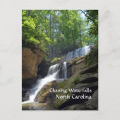 Wasserfälle Nord-Carolina-Foto Postkarte (Vorderseite)