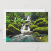 Wasserfälle | Phu Tub Berk Mountain, Thailand Dankeskarte (Vorderseite)