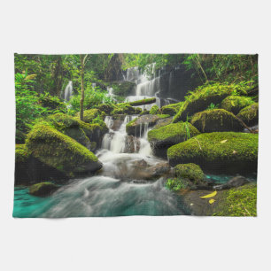 Wasserfälle Phu Tub Berk Mountain, Thailand Geschirrtuch