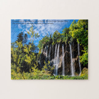 Wasserfälle Plitvicer Seen Kroatien Puzzle