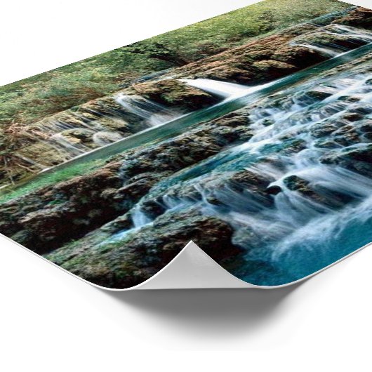 Wasserfälle Poster (Ecke)